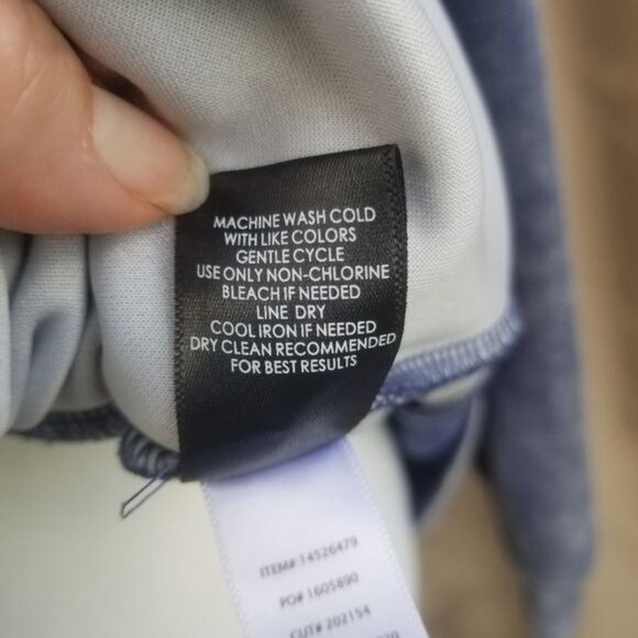 torrid Hooded Active Full Zip Jacket Sz M/L Thumb Holes Indigo Athleisure Casual - Picture 7 of 9